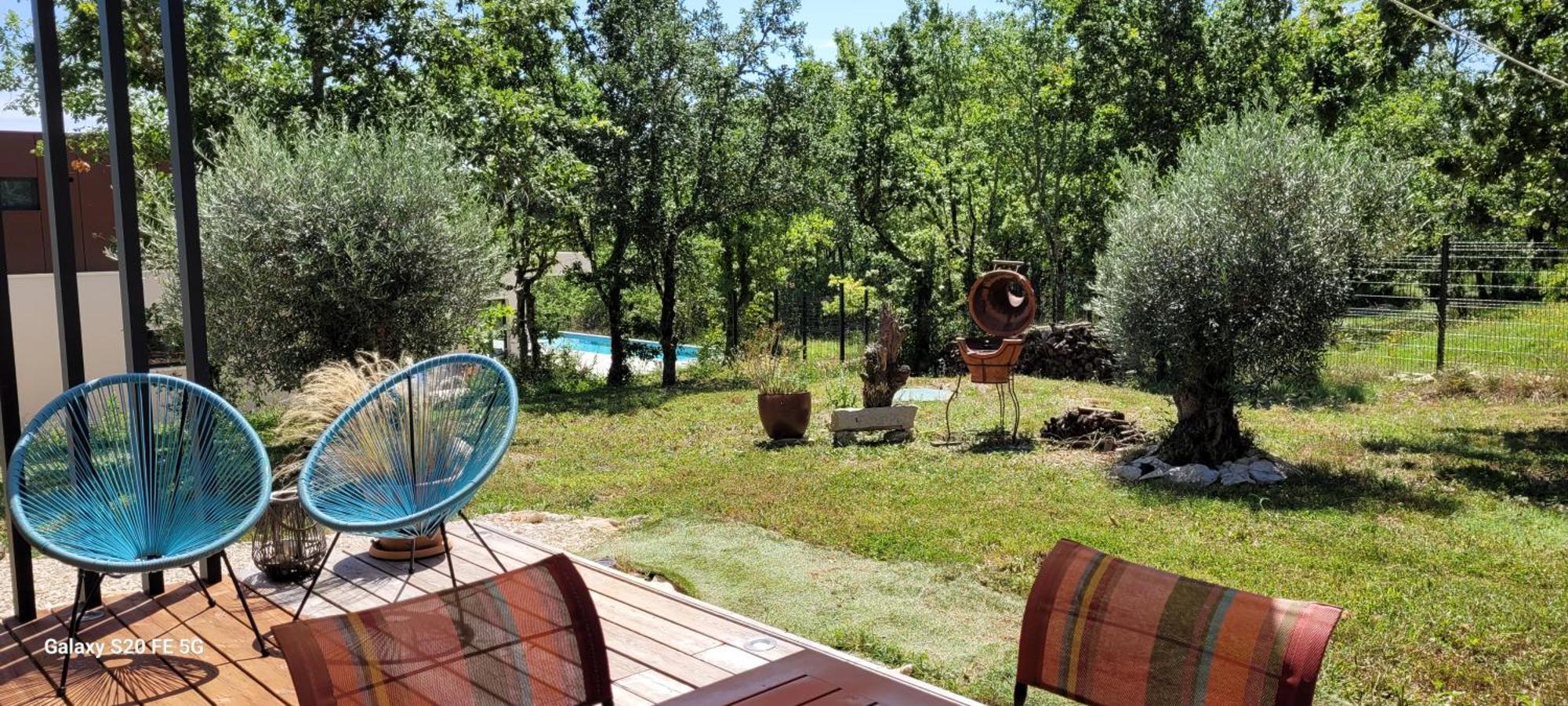 Villa Tiny House Sud Du Lot Le Montat Exterior foto